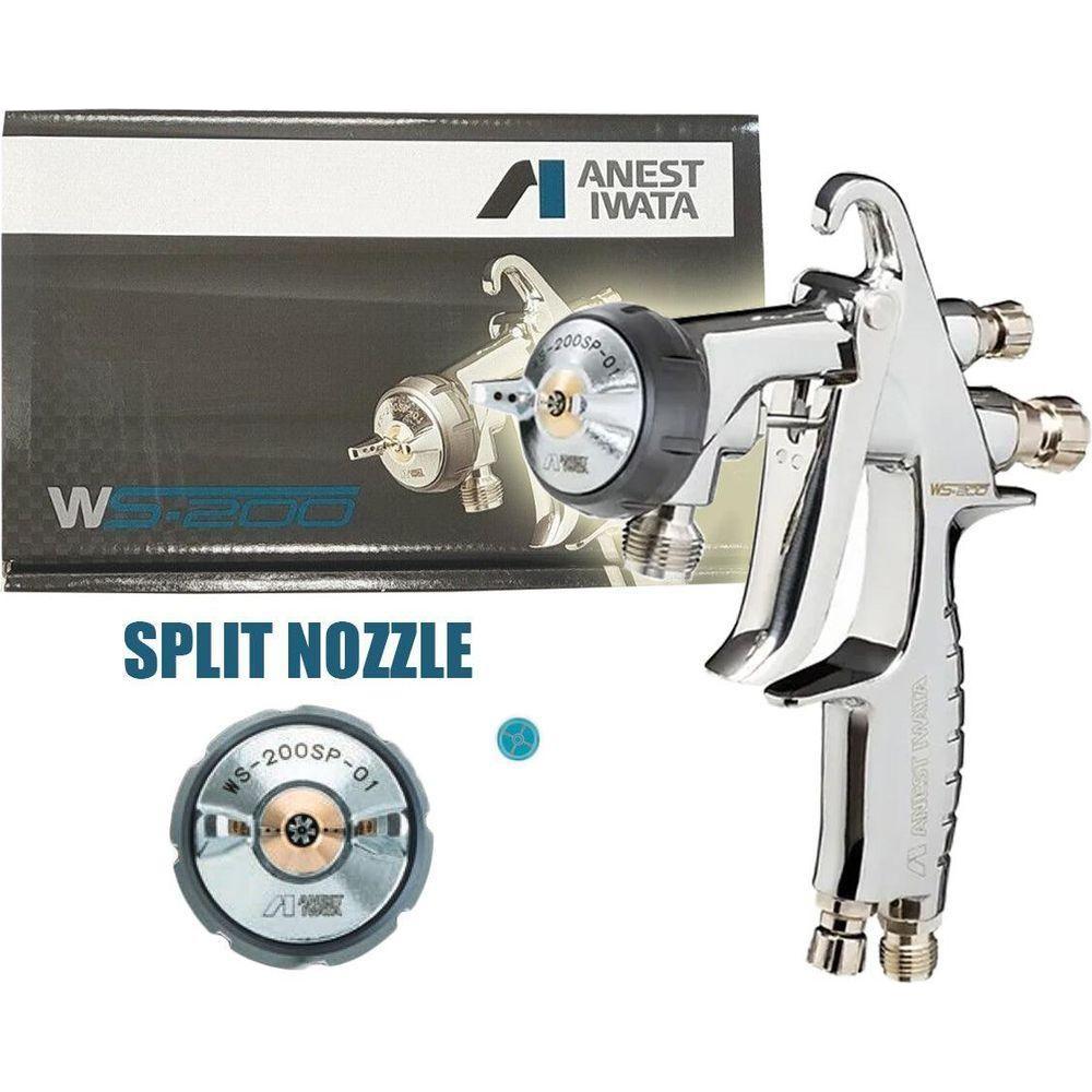 Anest Iwata WS-200SP Split Nozzle Pressure Paint Spray Gun - KHM Megatools Corp. Anest Iwata WS-200SP Split Nozzle Pressure Paint Spray Gun - KHM Megatools Corp.